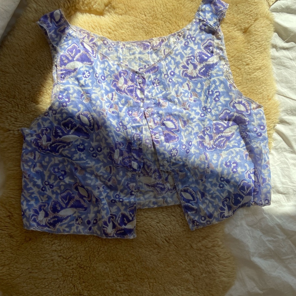 Organic cotton homemade tank
